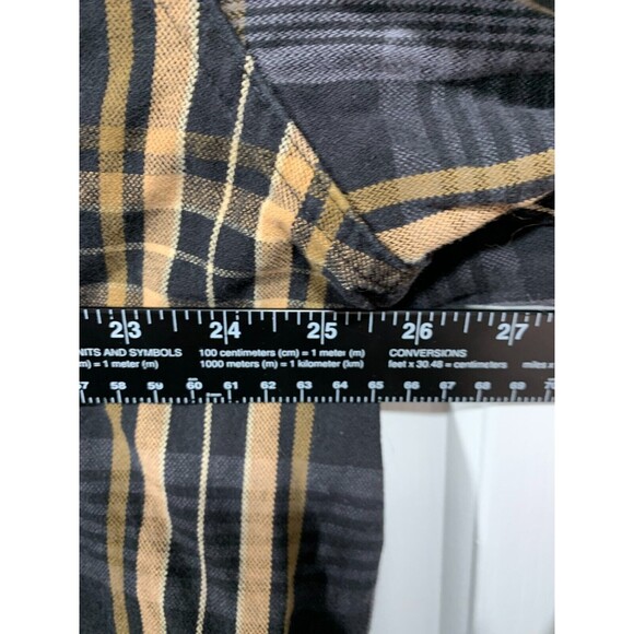 GH Bass & Co Plaid XL Button-up Long Sleeve Shirt Long Short Design Pockets - Picture 11 of 13